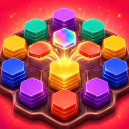 أيقونة Hexa Sort: Stack & Match